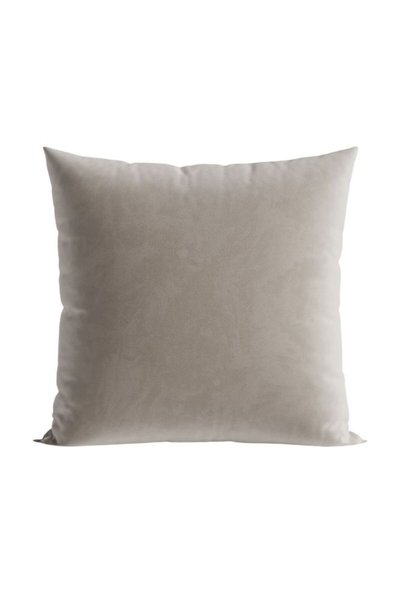 Markizeta Fata de perna Decorativa Markizeta, catifea, 40x40cm, Gri bej