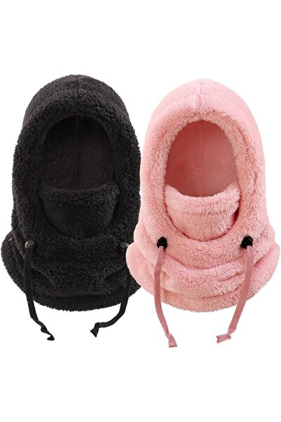 SYOSI Kids Winter Fleece Balaclava (2 Pack), Warm Ski Face Mask & Neck Warmer...