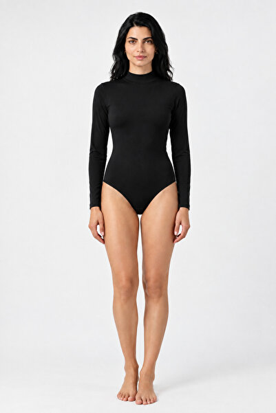 AV ANZAV 1574 Women's Long Sleeve Half Turtleneck Snap-Down (Hook-And-Loop) B...