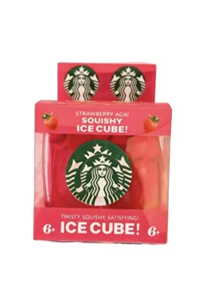OEM Squishy stress relief toy, Schylling NeeDoh Nice Cube, STARBUCKS, 1pc, pi...