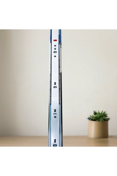 Bezos Teleskopik Bilyalı Çekmece Rayı 43x500 mm Frenli Takım