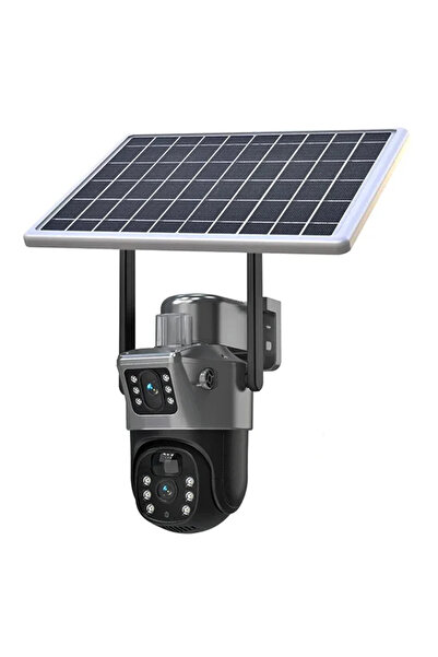 More Cameră de supraveghere 4G Dual 8MP Full HD cu panou solar