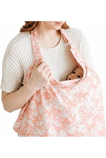 GENERAL Cotton Nursing Cover for Breastfeeding - 360° Privacy Apron with Adju...