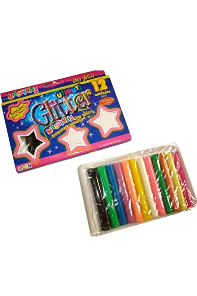 More Modeling Clay with Glitter 12pcs/set, Wholesale