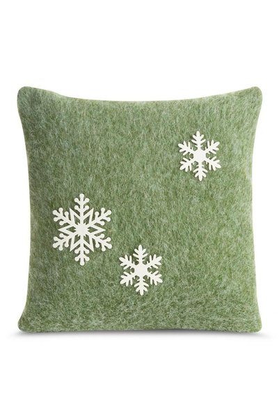Eurofirany Fata de perna Craciun de pasla 40 x 40 cm verde