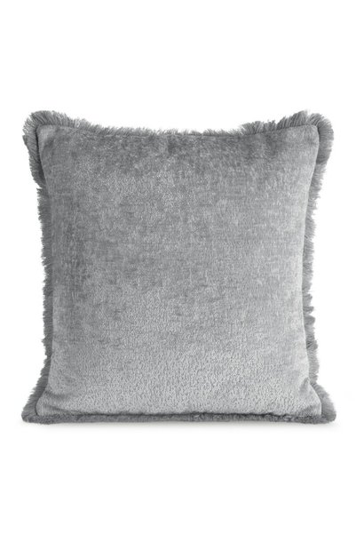 Eurofirany Perna decorativa, Adia, 45x45cm, argintie, 100% poliester