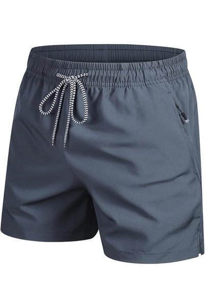 Dress Cici 3 inch Gym Shorts, Workout Sports Short for Men with Zipper Pockets
