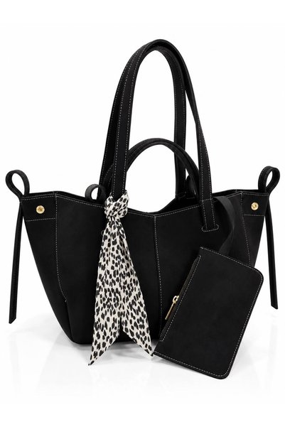 Tecer Bag Women's Special Design Hand and Shoulder Bag with Scarf and Wallet ...