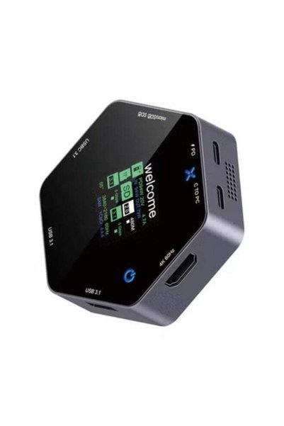 Generic Type-C Docking Station with Smart 4K Display - 8-in-1 Hub