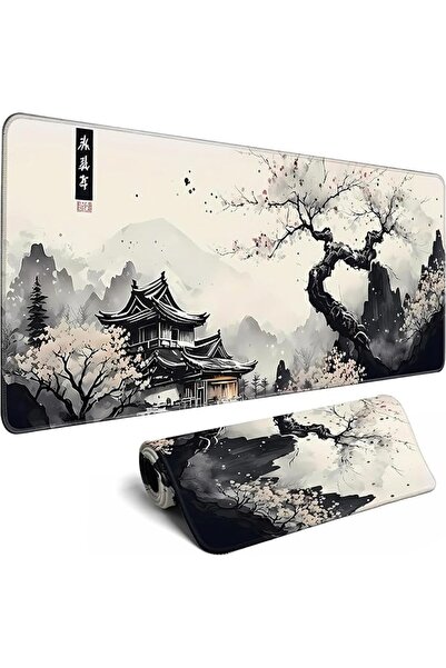 GENERAL Redragon Skull Mouse Pad Japanese Ukiyo-e XL Anime Big 31.5x11.8 in D...