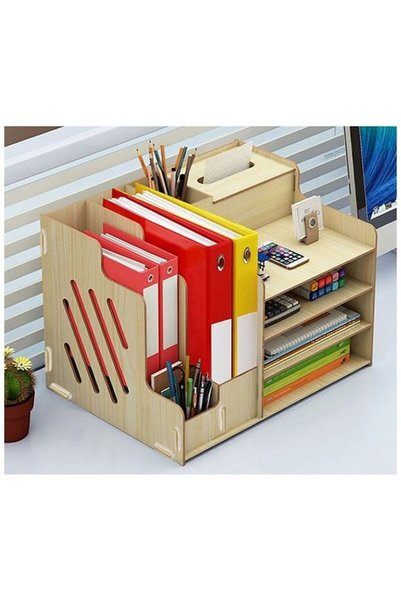 Generic ZCM-HAPPY Wooden Desk Organizers and Storage