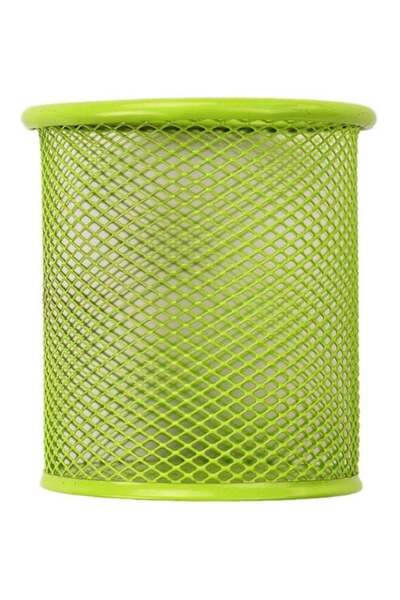 Generic Metal Round Shape Pen And Pencil Holder Green