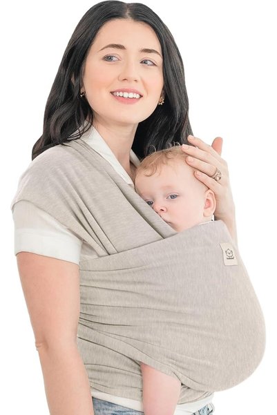 KeaBabies حمالة أطفال أصلية، بلون التوت الغابوي، مريحة، قابلة للتعديل، تسمح ب...