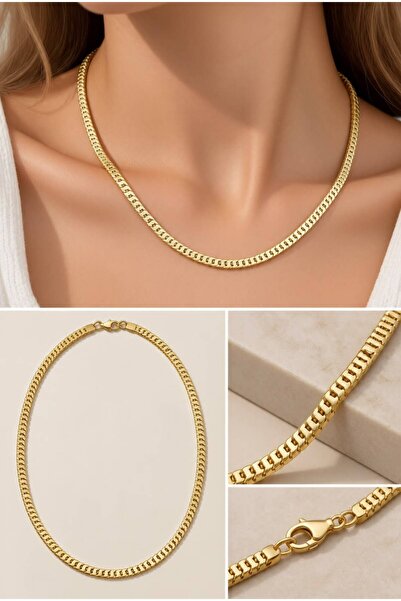 PARTEA Kadın Gold 14K Kararmaz Zincir Kolye