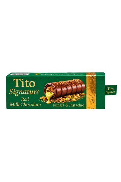 TITO SIGNATURE Roll Pistachio & Kunafa Milk Chocolate