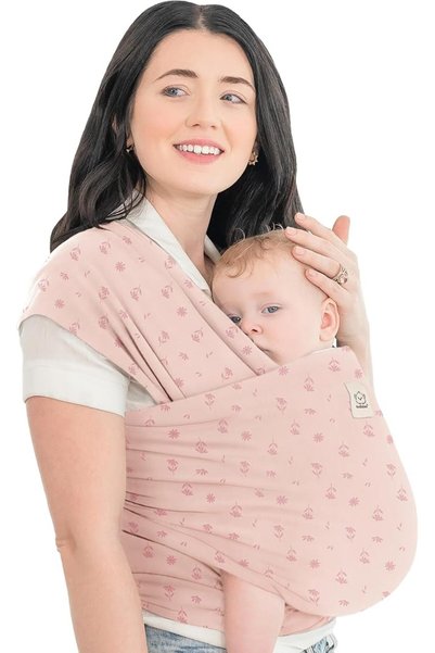 KeaBabies حمالة أطفال أصلية، بلون التوت الغابوي، مريحة، قابلة للتعديل، تسمح ب...