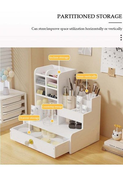 Generic DUNISO Large-Capacity Desk Organizer with Drawers ,Storage Rack Organizer, Minimalist Creative