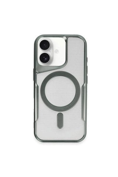 Generic Brand Apple iphone 16 plus case boyi magsafe silicone cover - green