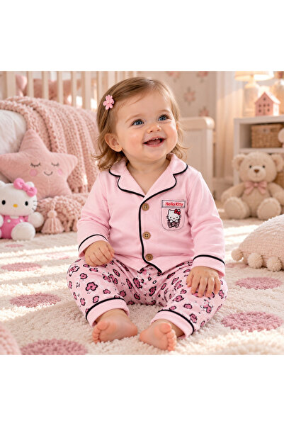EMSTA BABY Cute Cartoon Characters Printed Long-Sleeved Baby Pajama Set - 100% Cotton