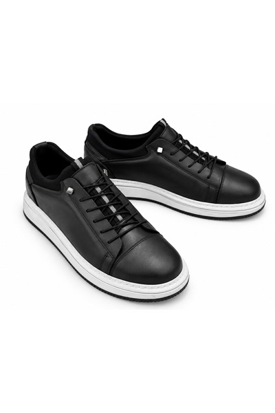 Scarpe Sano Daily Genuine Leather Smart Lace-Up Casual Men's Shoes, Fully Orthopedic, Comfortable Fit