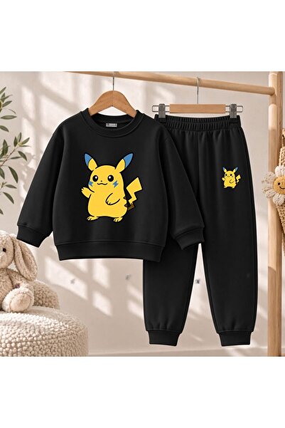 playwear Team Sweatshirt Playcuu Printed Girls' and Boys' Crew Neck Sweatshirt