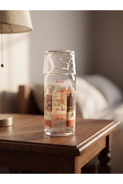 LC Waikiki Karışık Baskılı Baş Ucu Sürahisi 700 Ml