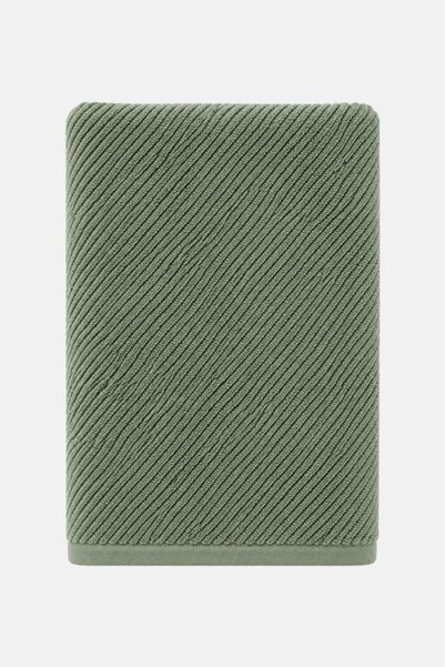 Kassatex Cotton Bath Towel, Sage Green
