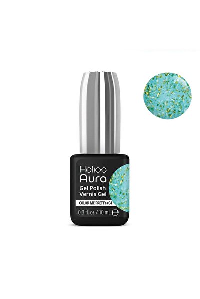 Helios Aura Gel Polish Gel Color Me Pretty Aqua Turquoise 04