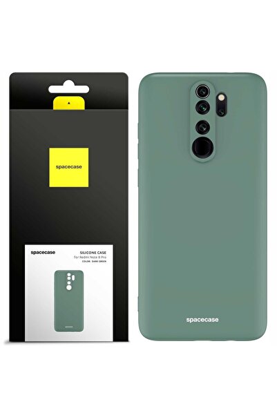 spacecase Husă de silicon Redmi Note 8 Pro verde închis