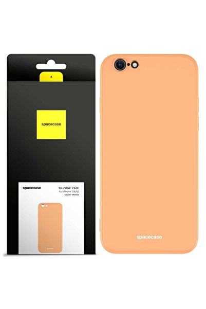 spacecase Husă de silicon iPhone 7/8/SE portocalie