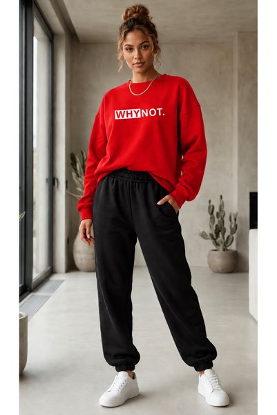 CLOTHES33 Zero Collar Sweat Suit 2-Piece Combination Winter Shardooned Whynot...