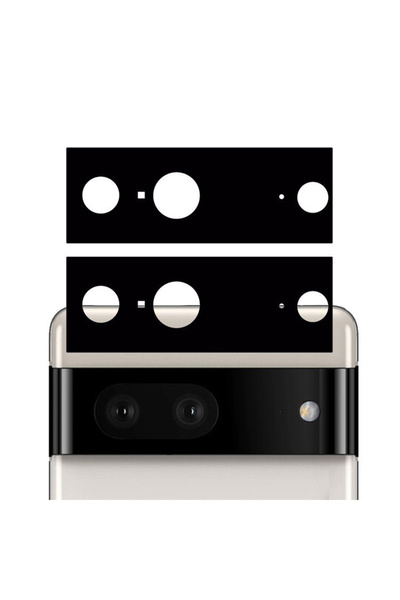 XGSM Sticlă securizată pentru cameră pentru Google Pixel 7 5G, Negru (2 bucăți)