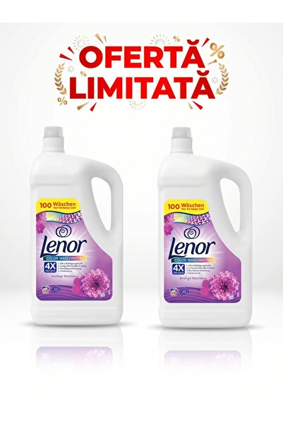 lenor 2x Detergent lichid Aprilfrisch, 5L, 100 Spalari