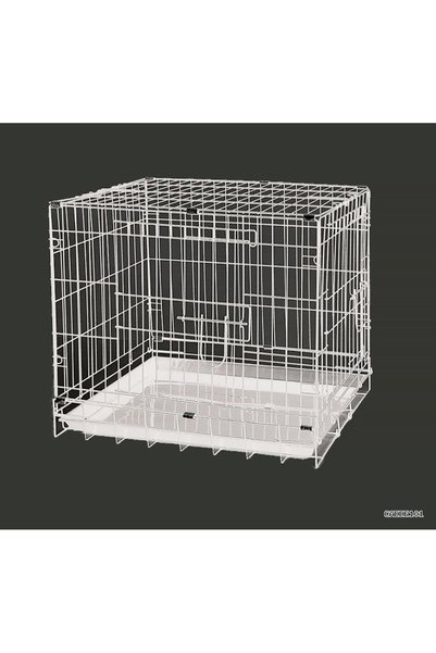 Dayang CADDE101 Köpek Kafesi (10436) Beyaz 61x44x50
