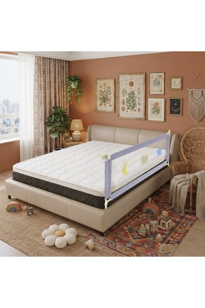 SEKO Bed Rail for Toddlers 1.8m, Baby Bed Rail Guard Infants Adjustable Height