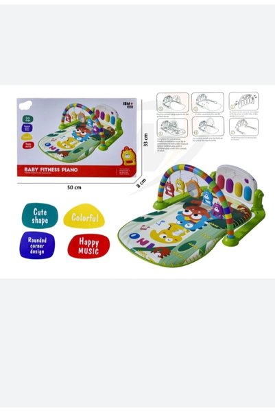 Generic Brand Interactive Baby Gym Piano Mat - a World of Colors, Music, and ...