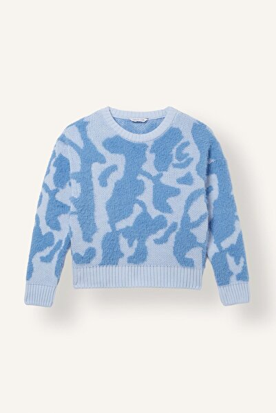 DeFacto Jacquard-Strickpullover mit Rundhalsausschnitt für Mädchen I4947A826WN