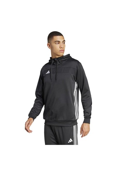 adidas Ανδρικό Φούτερ με κουκούλα και μικρό φερμουάρ Tiro 25 Essentials, 100%...