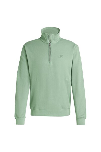adidas Originals Trefoil Essentials Φούτερ με μισό φερμουάρ, XL
