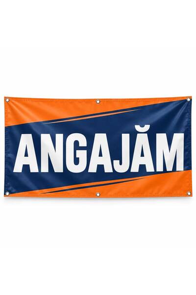 ShopPrint Banner angajăm personal – model contrast, 200x100 cm, frontlit cu t...