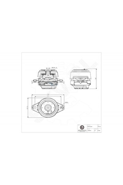 ESEN SKV Tampon motor Mercedes-Benz GLE GLS Clasa M stânga 1662405817