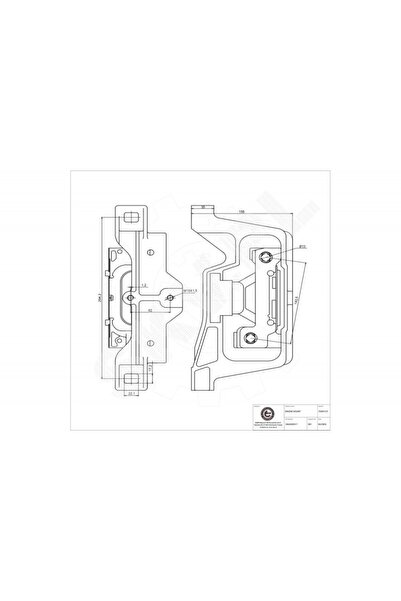 ESEN SKV Perna motor Mercedes-Benz Clasa A dreapta 2462402517