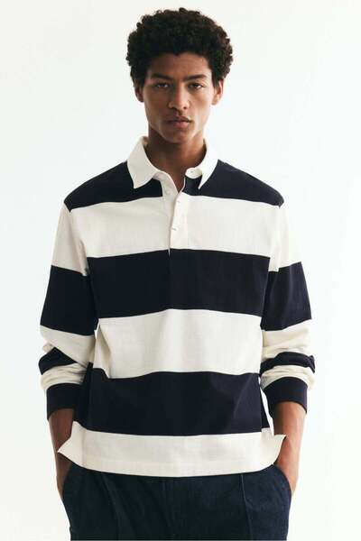 H&M Regular Fit Cotton rugby shirt
