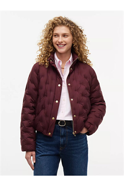 Tommy Hilfiger Kadın Regular Fit Su İtici Kaz Tüyü Dolgulu Dik Yaka Gizli Fer...