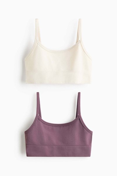 H&M 2-pack Seamless Sports tops with DryMove™