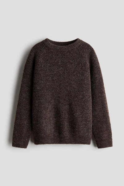 H&M Loose-fit waffle-knit jumper