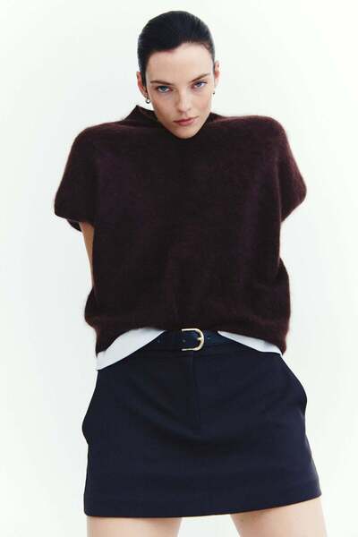 H&M Wool turtleneck sweater vest