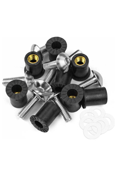 TNT Tuning Suruburi parbriz M5x15mm 8 buc cromate