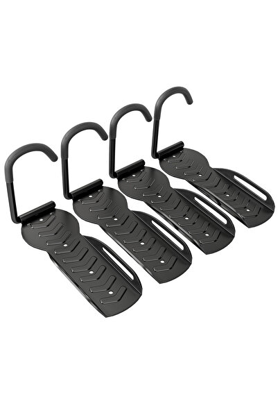 Generic Brand Set de 4 suporturi pliabile verticale de perete pentru biciclet...
