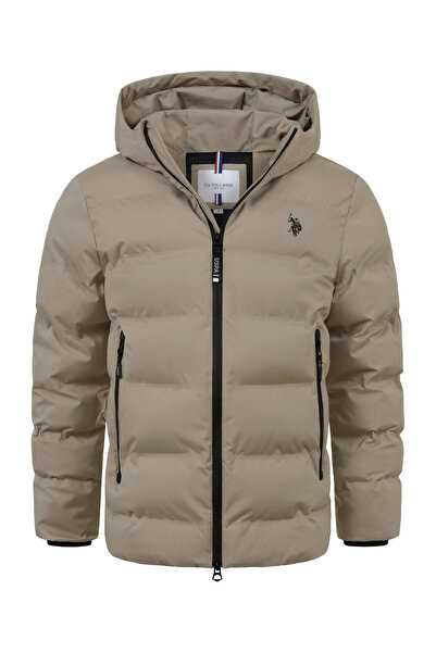U.S. Polo Assn. Herren Steppjacke mit Hoodie P-070